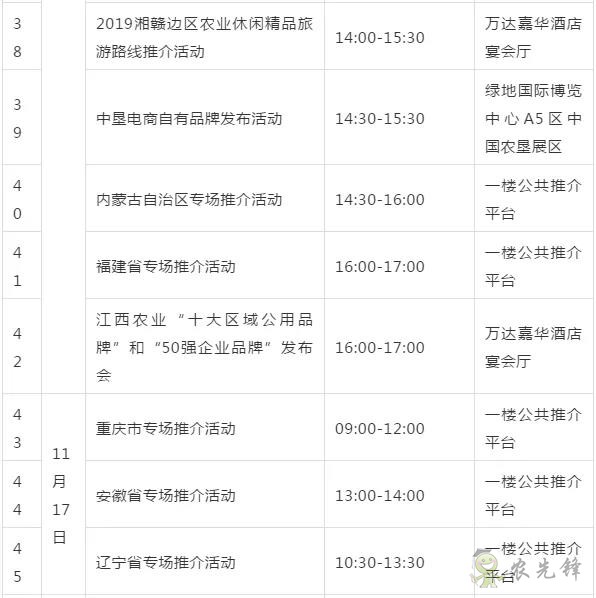 第十七届中国国际农交会十大看点先知道（附日程表） 