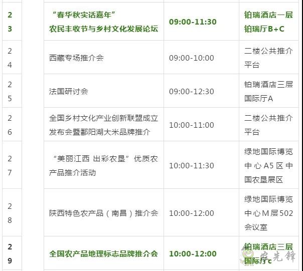 第十七届中国国际农交会十大看点先知道(附日程表)