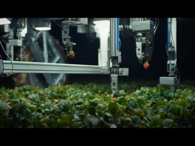 草莓收割机AGROBOT