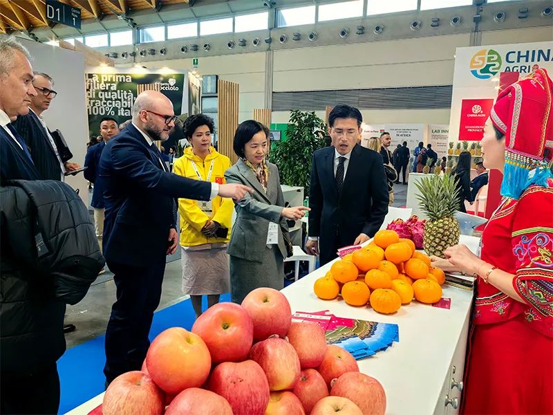 中国农业国家展团闪耀意大利国际果蔬展